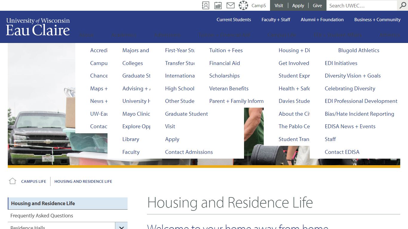 Housing and Residence Life | UW-Eau Claire