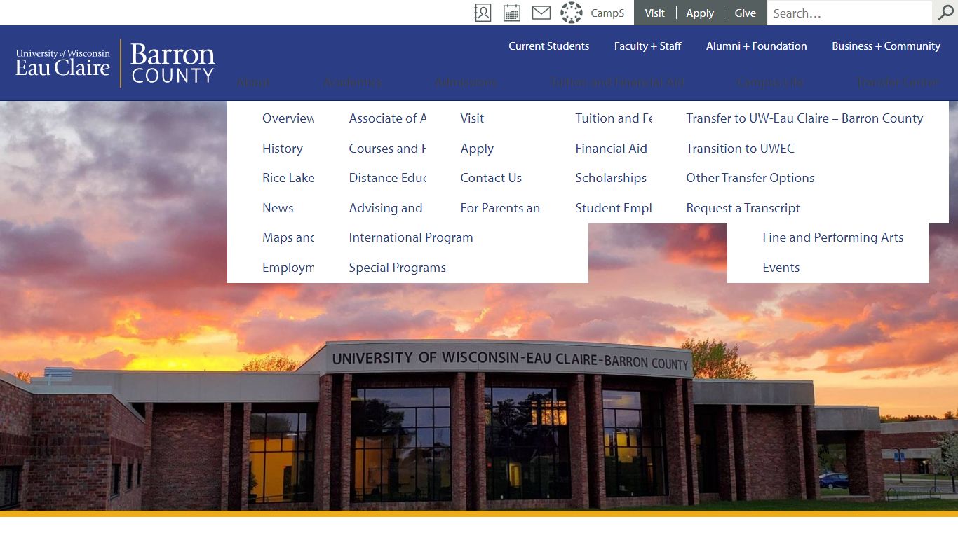 UW-Eau Claire – Barron County | University of Wisconsin-Eau Claire ...